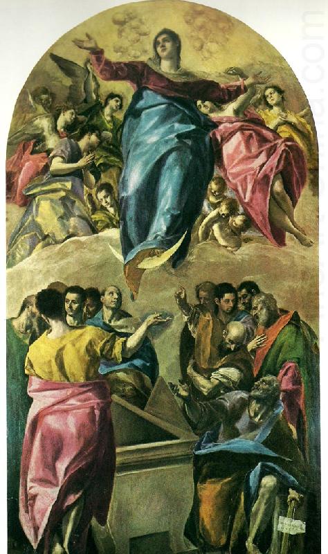 El Greco assumption of the virgin china oil painting image